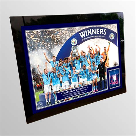 2023 UEFA Champions League Final Istanbul Tempered Glass Winners Troph ...