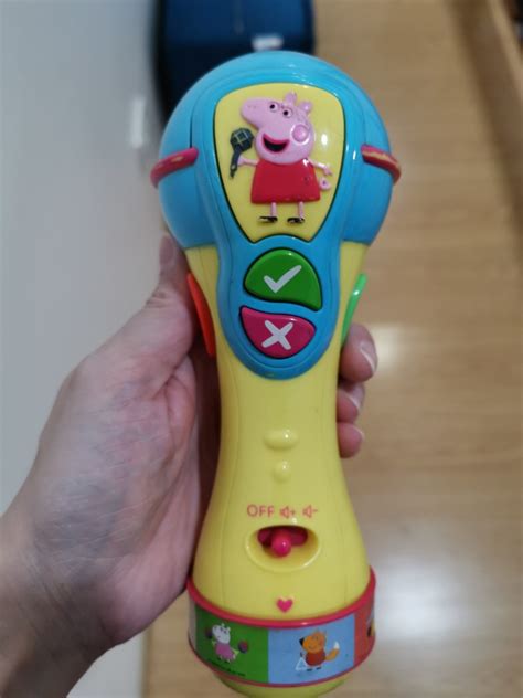 Peppa Pig Microphone, Babies & Kids, Infant Playtime on Carousell