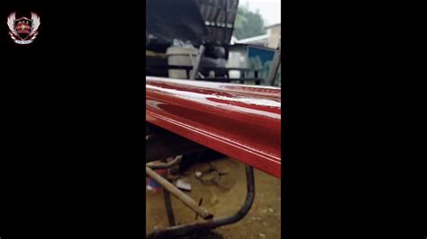 Proses Pembuatan Reling Tangga Besi Dengan Gagang Kayu Natu... | By dsr_channel_youtube ...