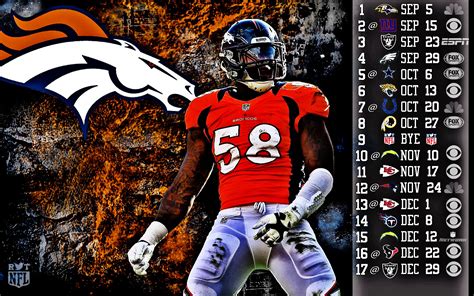 🔥 [50+] 2015 Denver Broncos Schedule Wallpapers | WallpaperSafari