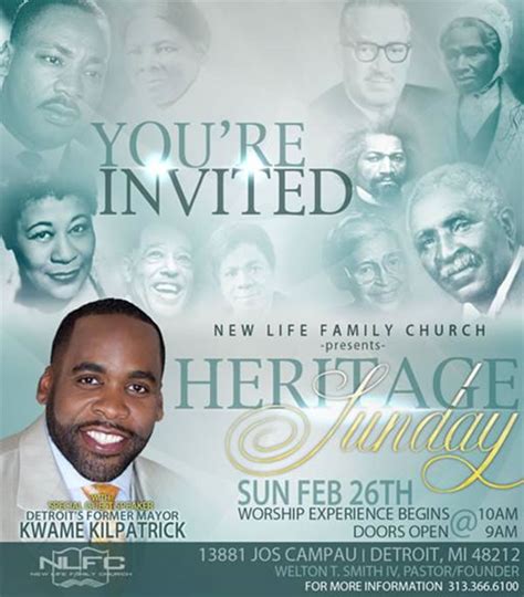 THIS SUNDAY: Join Pastor Welton Smith & Kwame Kilpatrick at New Life ...