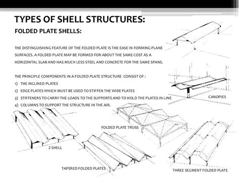 Shell structures- advanced building construction Types Of Shells, Shell ...