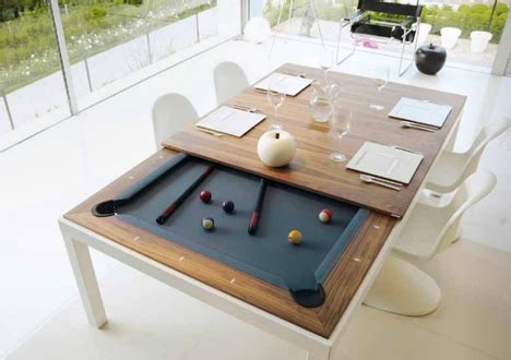 Flip for Fun: 4 Clever Pool Tables that Convert & Transform | Urbanist