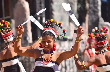 Naga Tribesman Angami Tribe Performs On Editorial Stock Photo - Stock Image | Shutterstock