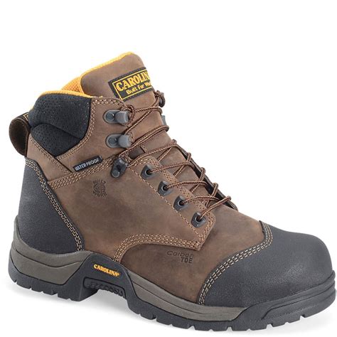 Carolina Men's ESD Waterproof Safety Boots - Brown | elliottsboots