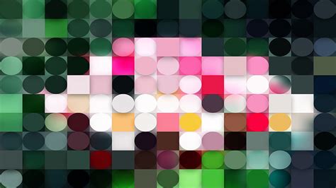 Abstract Pink and Green Circles and Squares Background ai eps vector | UIDownload