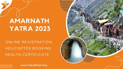 Amarnath Yatra 2023 | Online Registration Details | YatraDham