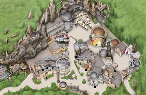 Official Disneyland Galaxy’s Edge Map Released – Galactic Outfitters