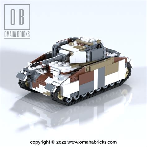 Panzer IV Ausf D. Winter Camo - OmahaBricks