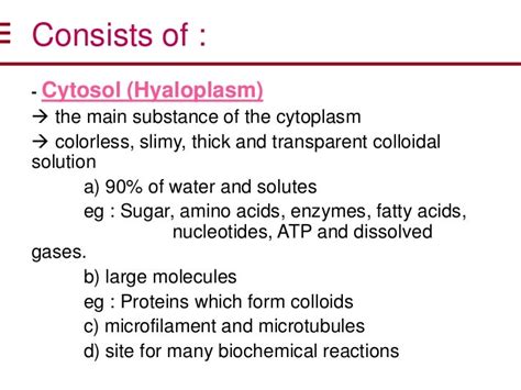 Biology, cytoplasm