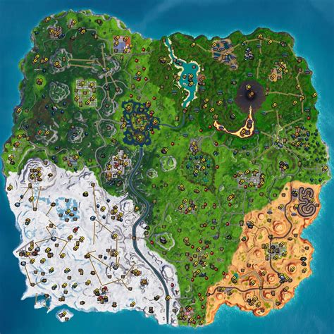 All Spawn Locations (Interactive Map) : FortNiteBR