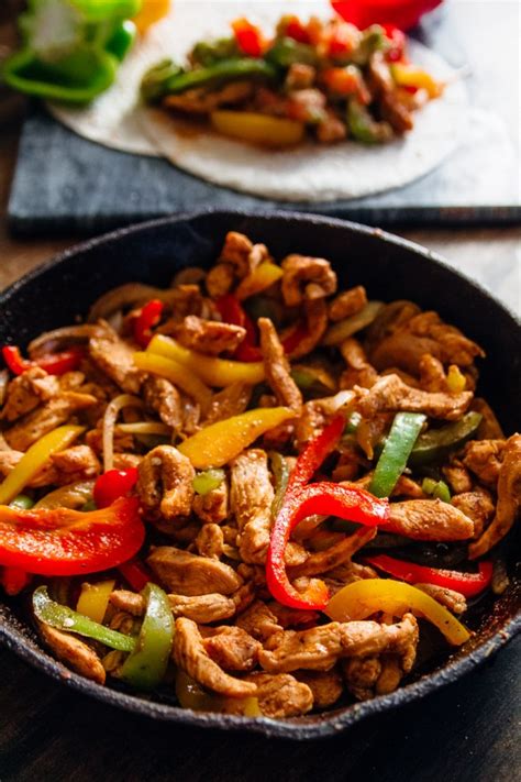 Spicy Chicken Fajitas - Dad With A Pan