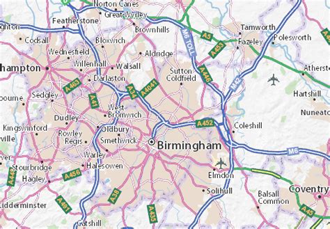 MICHELIN Stockland Green map - ViaMichelin