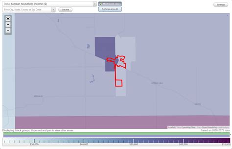 Spur, Texas (TX) income map, earnings map, and wages data