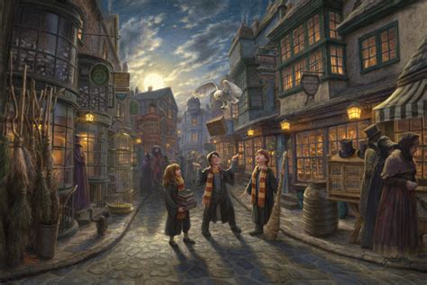 Harry Potter™ Diagon Alley™ by Thomas Kinkade Studios