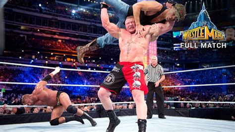 Triple H vs. Brock Lesnar - No Holds Barred Match: WrestleMania 29 (Full match - WWE Network ...