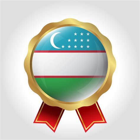 Creative Uzbekistan Flag Label Vector Design 36745424 Vector Art at ...