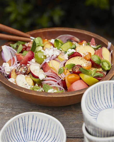 Summer Stone Fruit Salad - What's Gaby Cooking