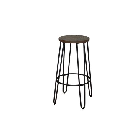 Ace Casual Furniture 28.94 in. Matte Black Bar Stool-0279701 - The Home Depot