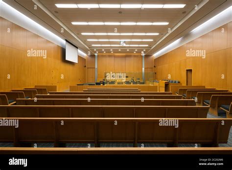New modern courtroom viewed from the back Stock Photo - Alamy