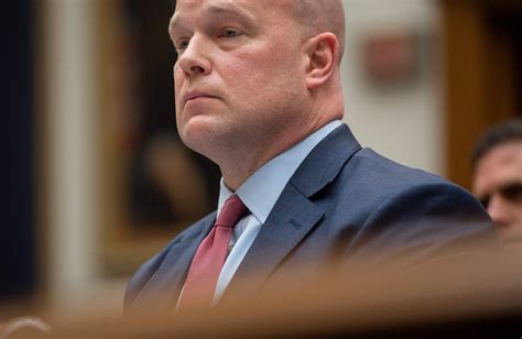 Matthew Whitaker’s testimony about Trump trying to influence the Cohen inquiry was cagey. Now we ...