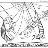 Trapeze Artists coloring Pages  Hellokidscom sketch template