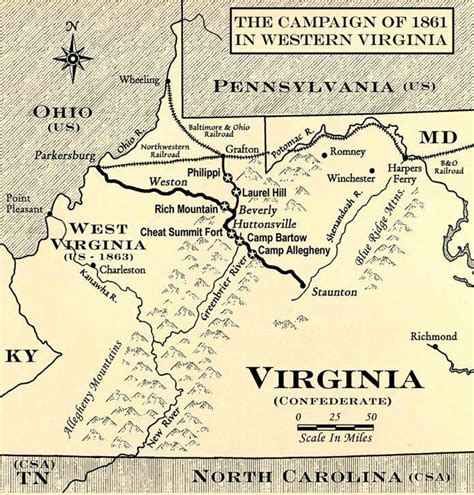 Civil war battlefields West Virginia | the blue ridge & appalachians