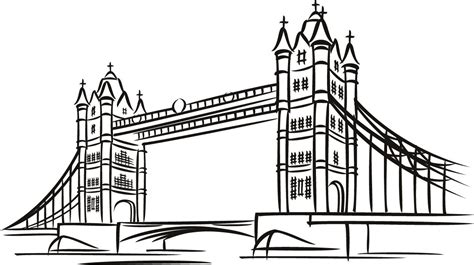 Tower Bridge | Tower bridge london, Tower bridge, Bridge drawing