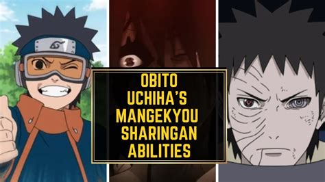 OBITO UCHIHA MANGEKYOU SHARINGAN ABILITIES #anime #animecharacter #obito #kakashi - YouTube