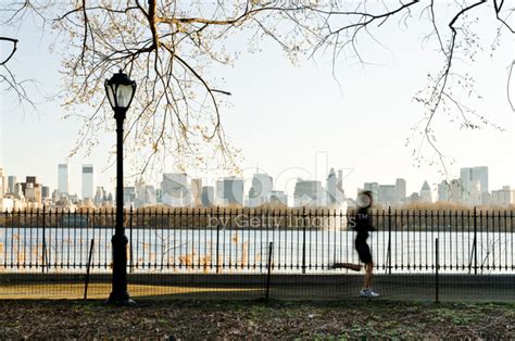 Running In Central Park, New York City Stock Photo | Royalty-Free | FreeImages