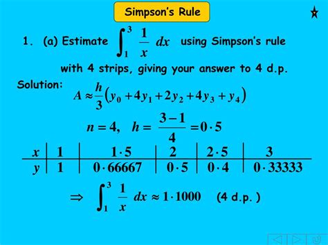 PPT - Simpson's Rule PowerPoint Presentation, free download - ID:7185670