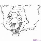 Scary Clown Printable Coloring Pages Add A Spooky Touch To Your  sketch template