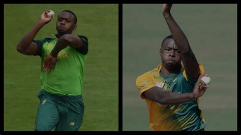 Kagiso Rabada bowling action - YouTube