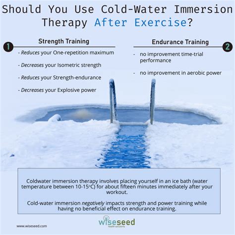 Should You Use Cold-Water Immersion Therapy After Exercise? - WiseSeed ...