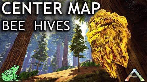 Ark Center Map Bee Hive Locations - Where to Find Giant Bees on the Center - YouTube