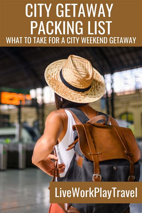 City Weekend Getaway Packing List