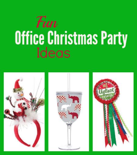 Fun Office Christmas Party Ideas - Thrifty Jinxy