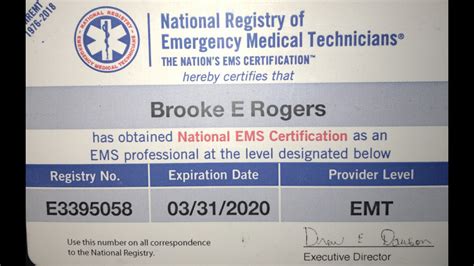 Emt Certification Requirements | TUTORE.ORG - Master of Documents