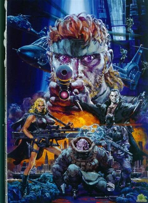 Metal Gear Solid Artwork by Noriyoshi Ohrai