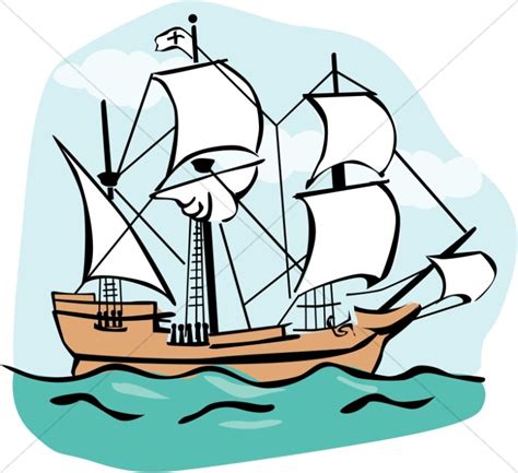 Mayflower Ship Drawing at GetDrawings | Free download