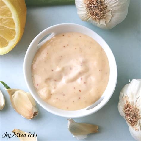 Keto Aioli Recipe with Garlic & Lemon - Easy! Joy Filled Eats