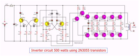 300W inverter power 24Vdc to 220Vac by MJ15003,CA3130,CD4027 – Electronic projects circuits