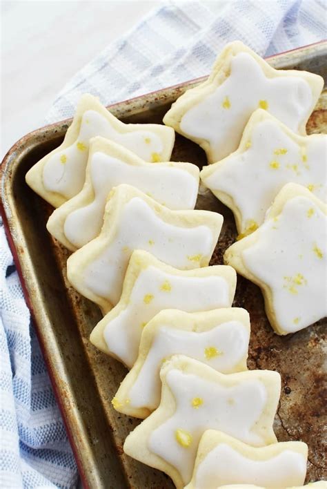 The Best Lemon Shortbread Cookies - Sizzling Eats