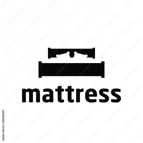 mattress logo design inspiration Stock Vector | Adobe Stock