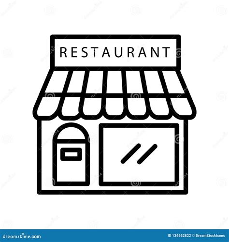 Restaurant Icon Vector Isolated on White Background, Restaurant Sign ...