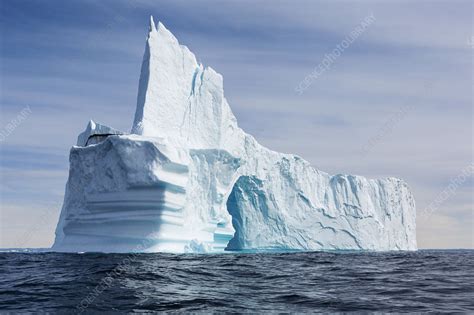 Majestic iceberg formation on blue - Stock Image - F028/7598 - Science Photo Library