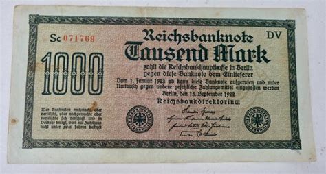 IMCS Militaria | Third Reich Reichsmark Bank Note with anti Jew print