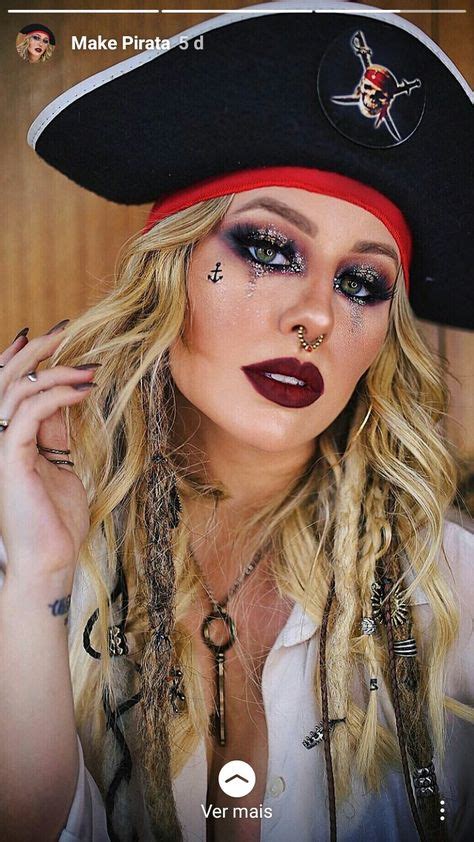 De 25+ bedste idéer inden for Pirate makeup på Pinterest