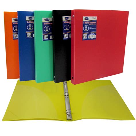 Wholesale 1 Inch 3 Ring Binder in Assorted Colors (SKU 1909820) DollarDays