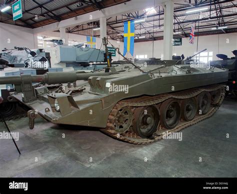 Stridsvagn 103 in the tank museum, Saumur, pic1 Stock Photo - Alamy